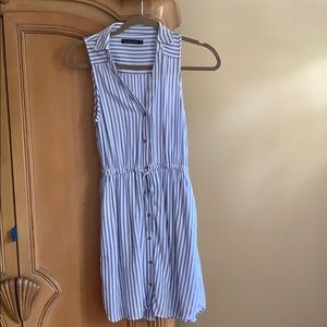 Abercrombie striped collared dress